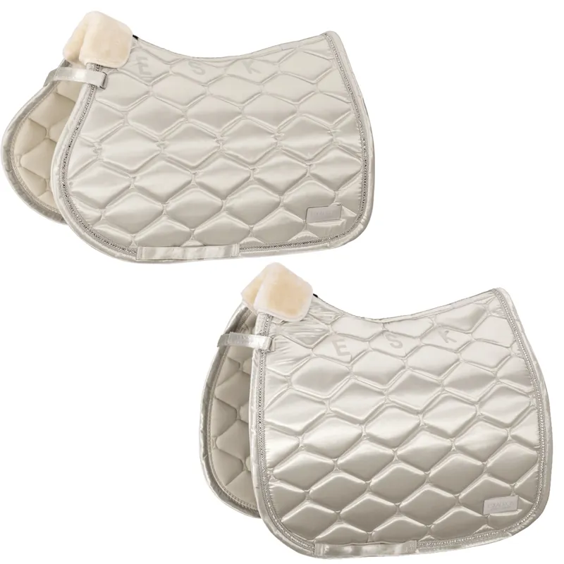 Eskadron Satin Crystal Saddlecloth Classic Sports SS22 - Greige